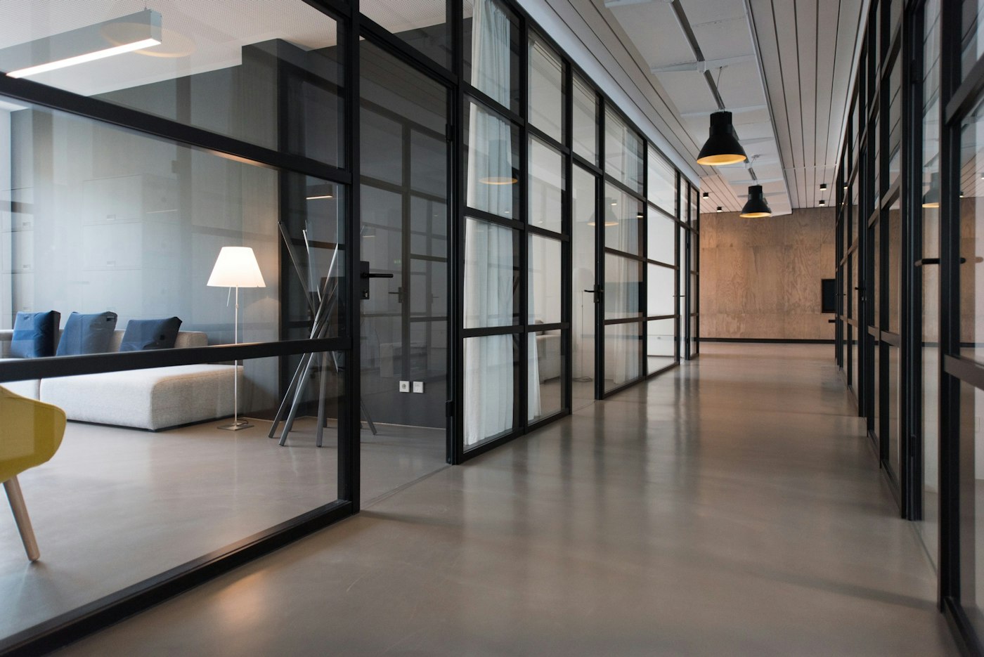 A bright, modern reception area